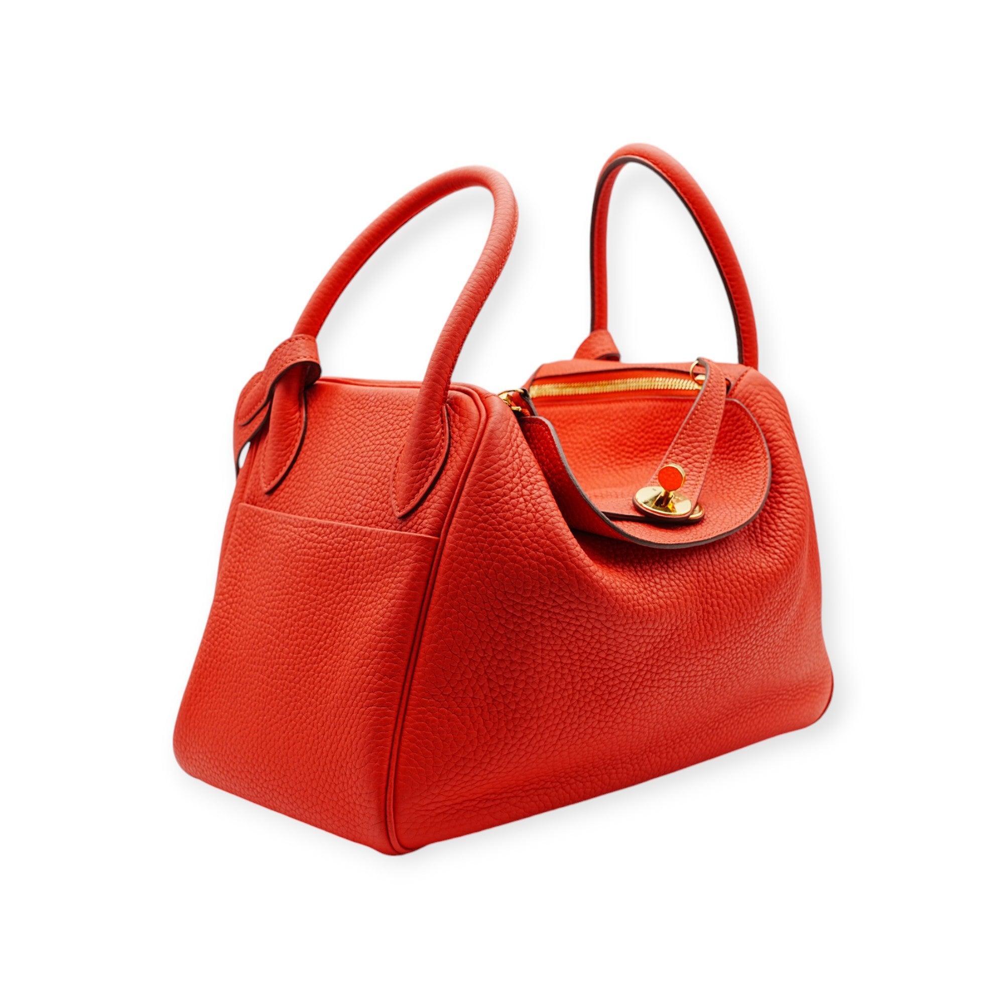 Hermès Lindy 30 Clemence Leather Shoulder Bag - '10s In Good Condition In Milano, IT