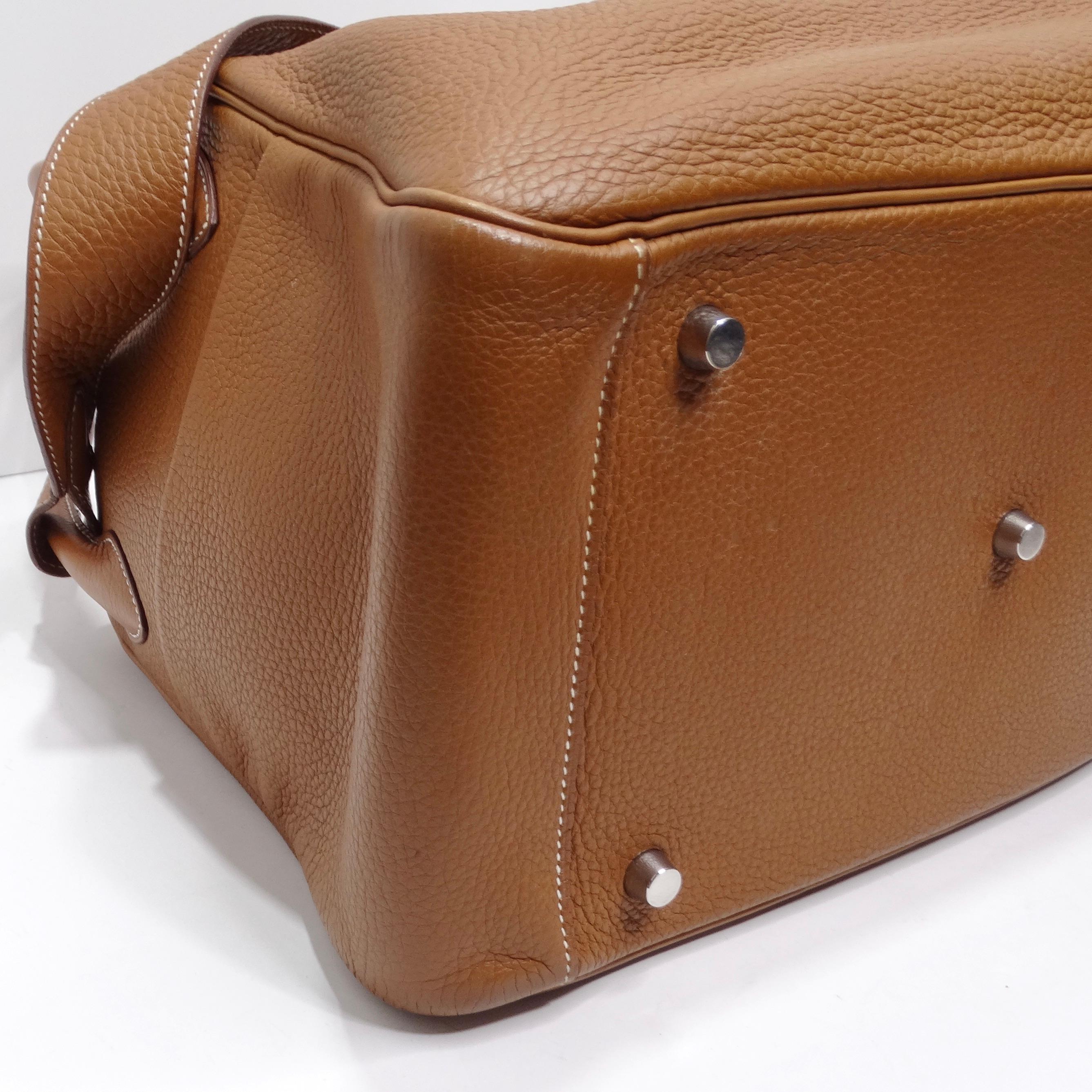 Hermès Lindy 34 Gold Clemence Leather Shoulder Bag 9