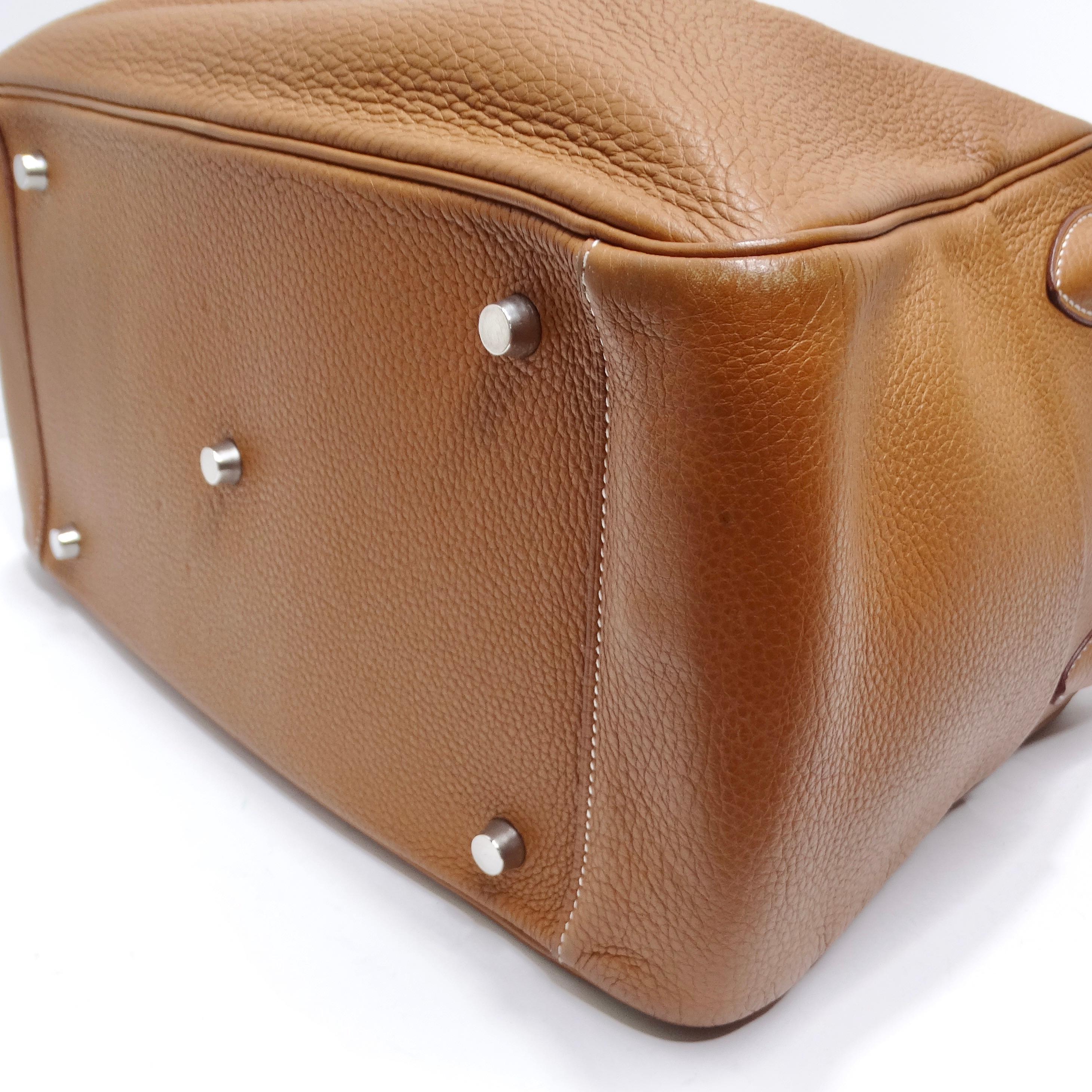 Hermès Lindy 34 Gold Clemence Leather Shoulder Bag 10