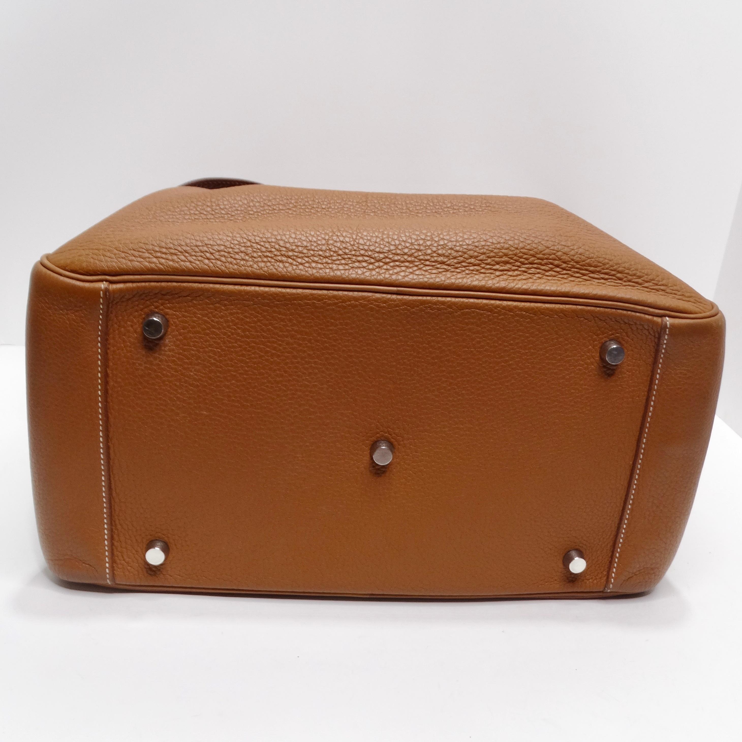 Hermès Lindy 34 Gold Clemence Leather Shoulder Bag 11