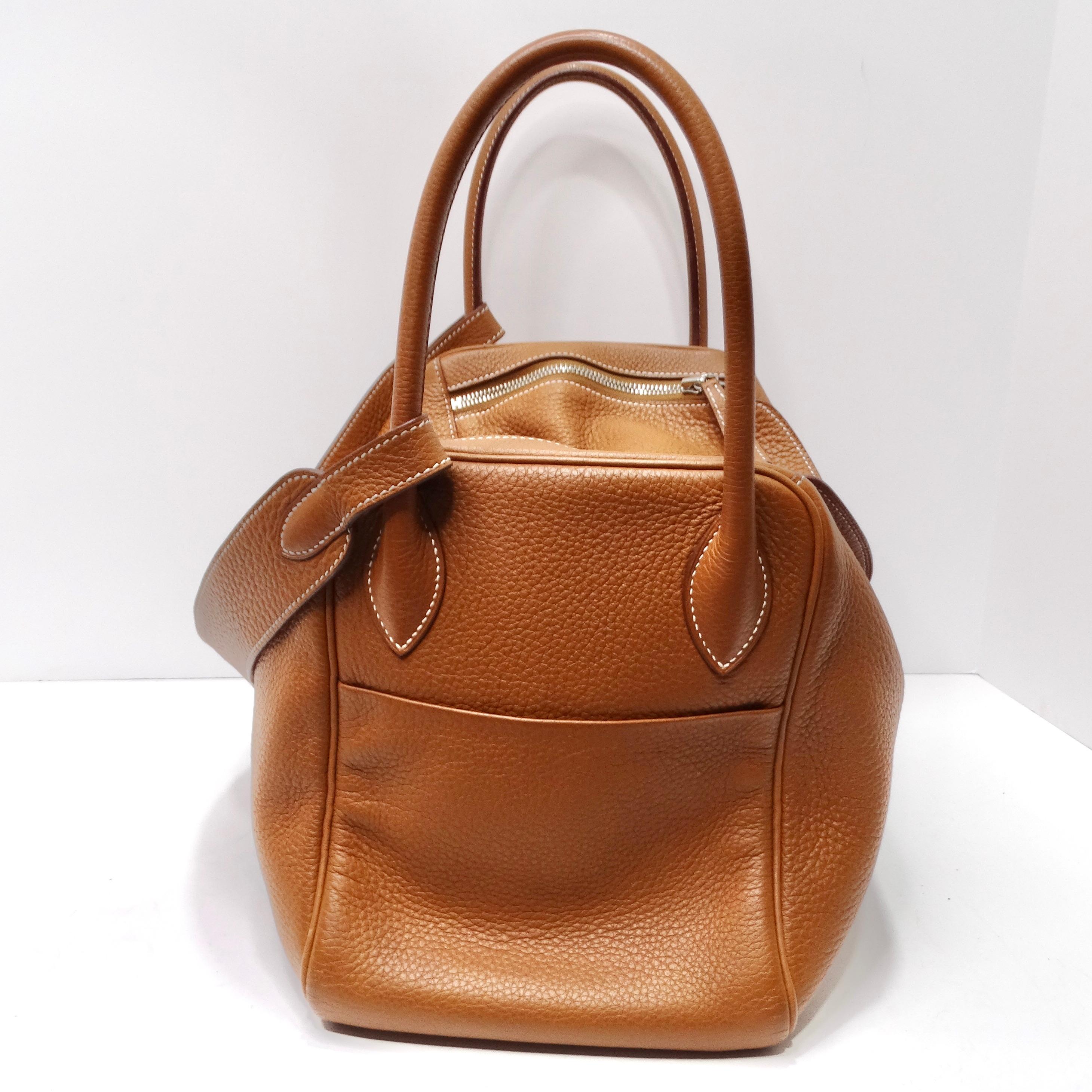 Hermès Lindy 34 Gold Clemence Leather Shoulder Bag 1
