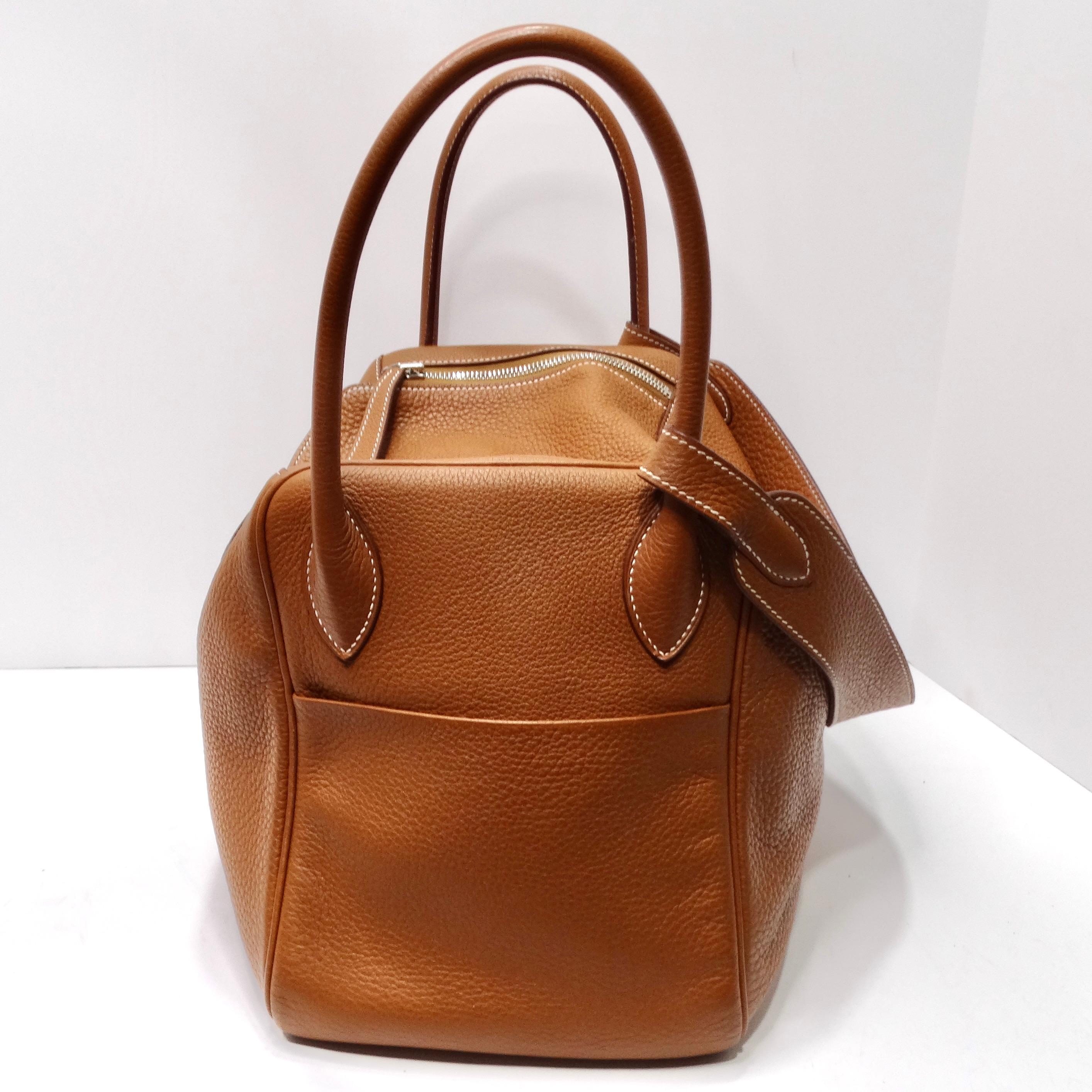 Hermès Lindy 34 Gold Clemence Leather Shoulder Bag 3