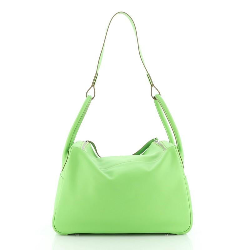 Green Hermes Lindy Bag Swift 34