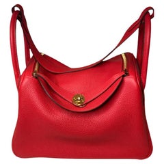 Hermès Lindy red Handbag