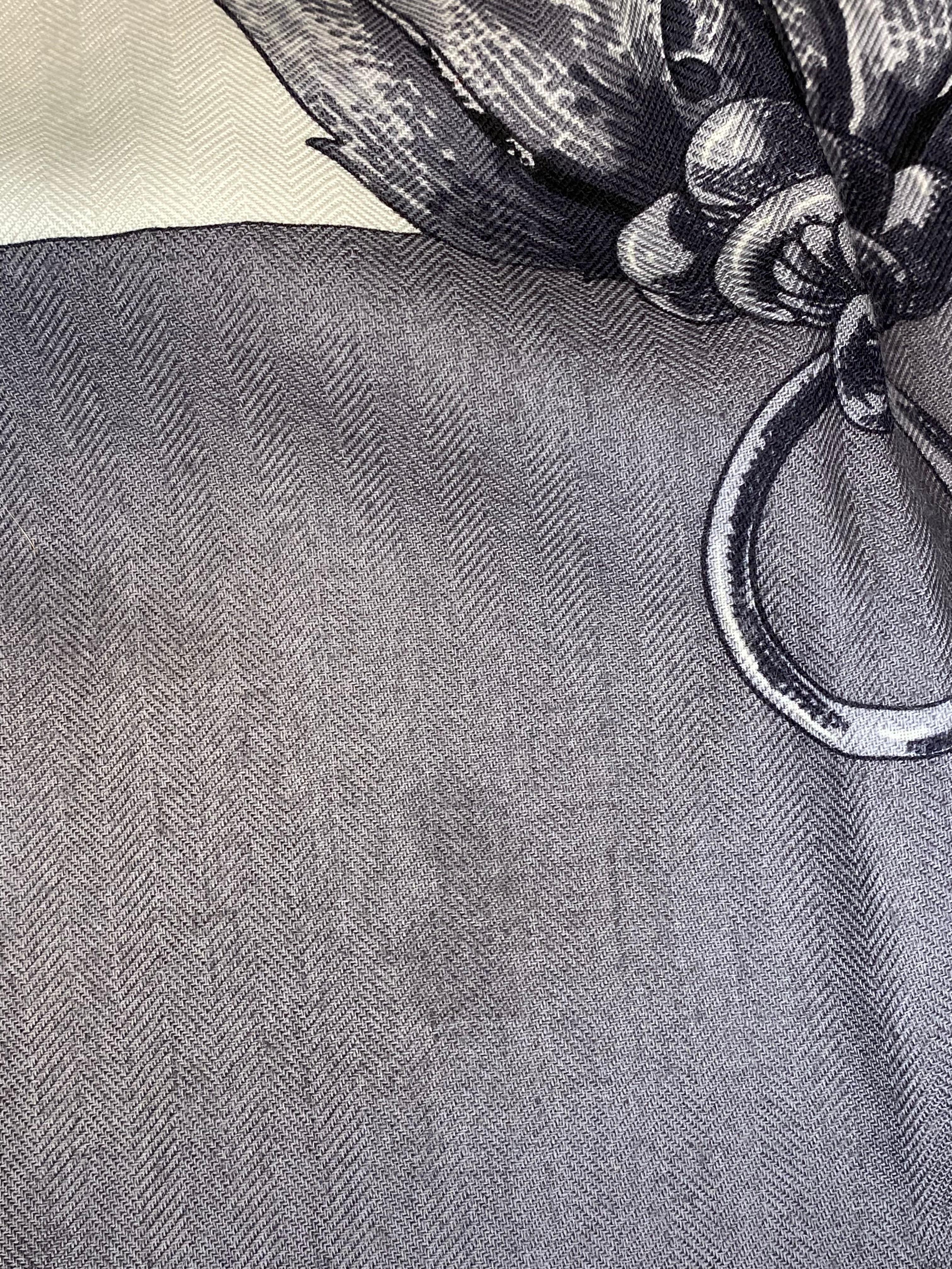 Hermes L'instruction Du Roy En L'Exercice De Monter A Cheval Cashmere/ Silk en venta 6