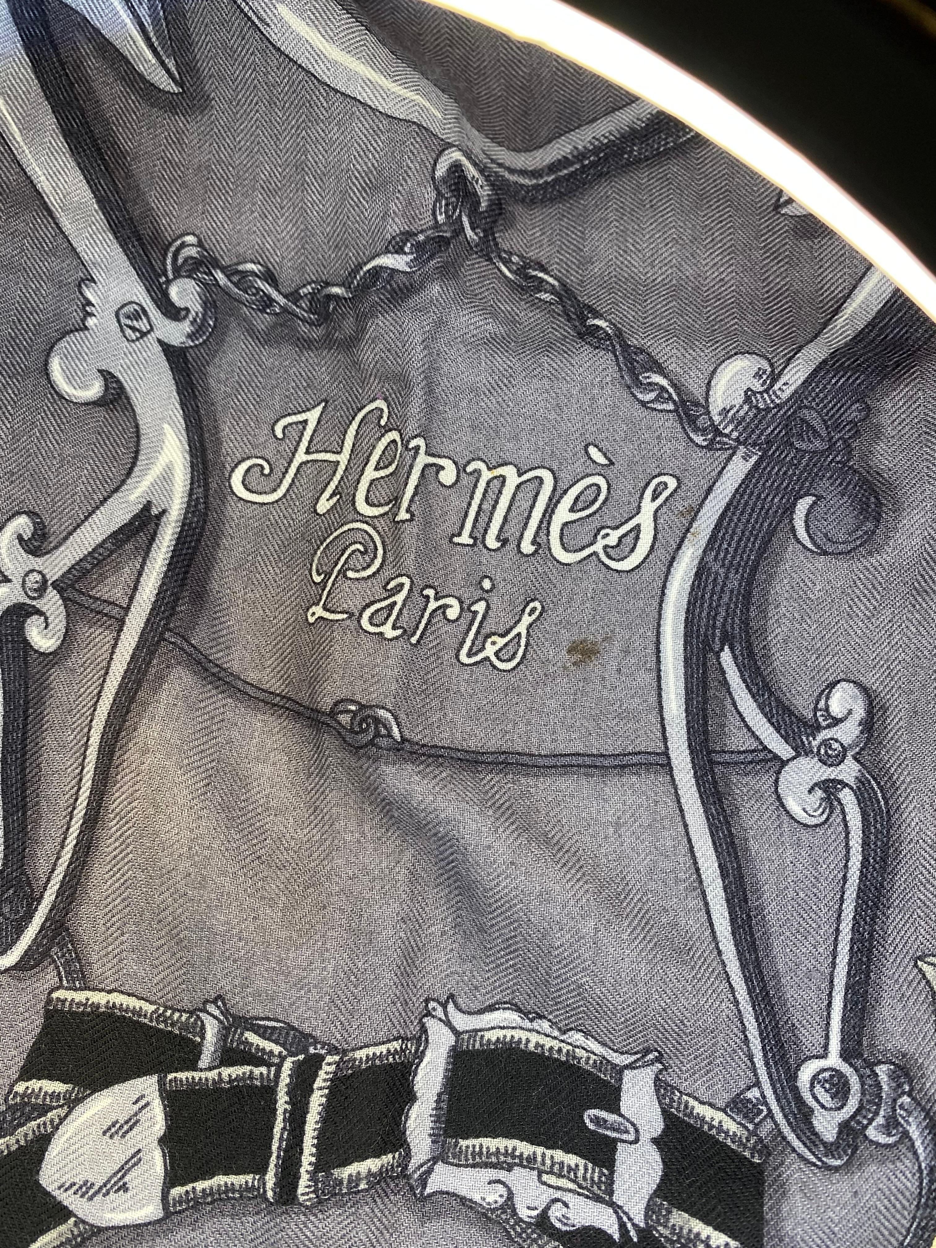 Hermes L'instruction Du Roy En L'Exercice De Monter A Cheval Cashmere/ Silk en venta 2