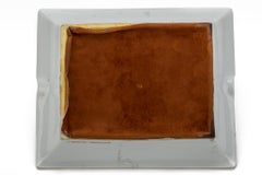Hermès Lions Brown Porcelain Ashtray