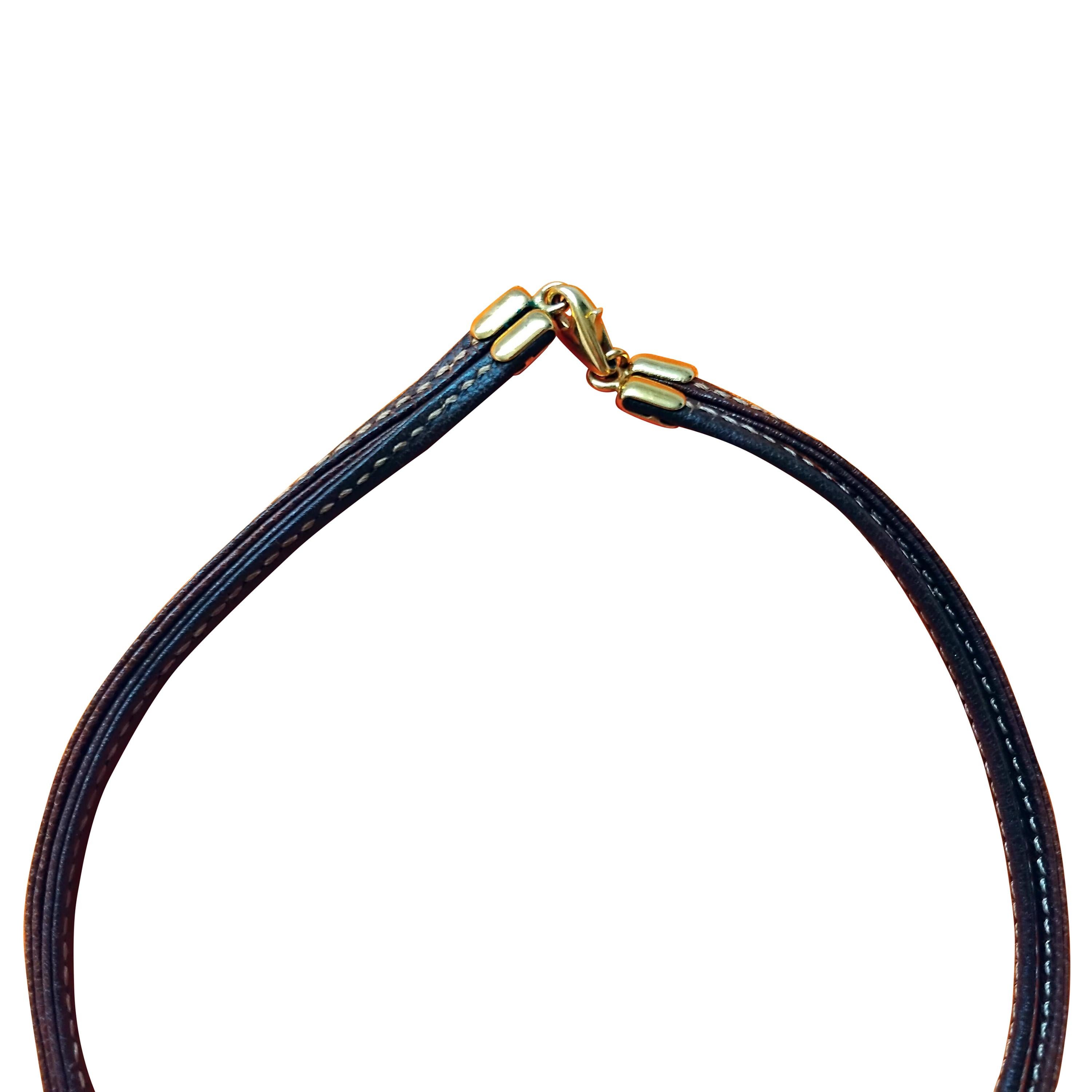 Hermès Juego Joyas Leones Collar Pulsera Pendientes Oro Verde Hdw en venta 14