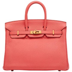 Hermes Lipstick 25cm Birkin Bag