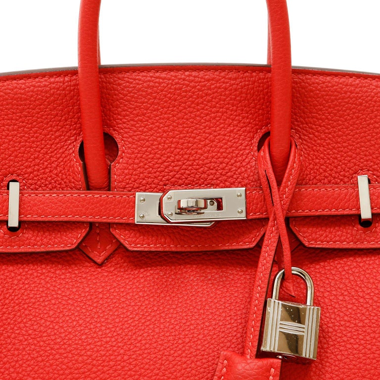 Hermès Lipstick Red Togo 25 cm Birkin Bag at 1stDibs  hermes 25 cm  lipstick red, birkin 25 price, birkin 30 price