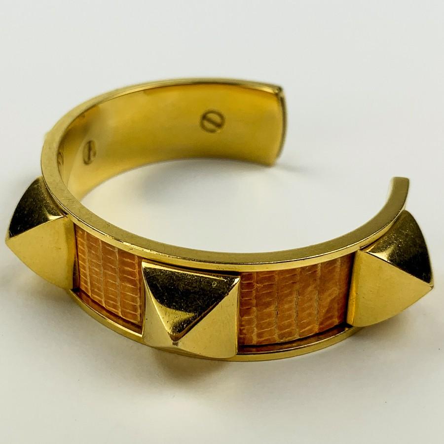 Hermes Lizard Bracelet In Good Condition In Paris, FR