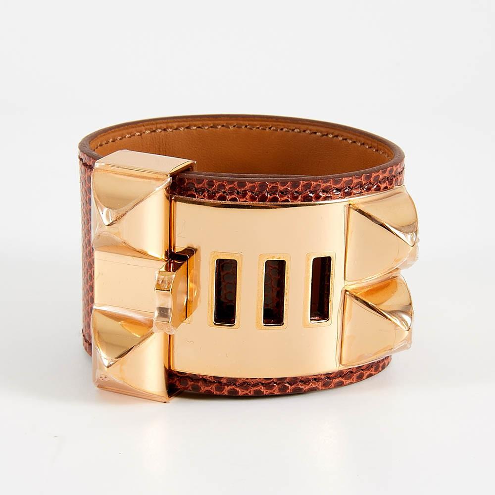 hermes leather cuff bracelet