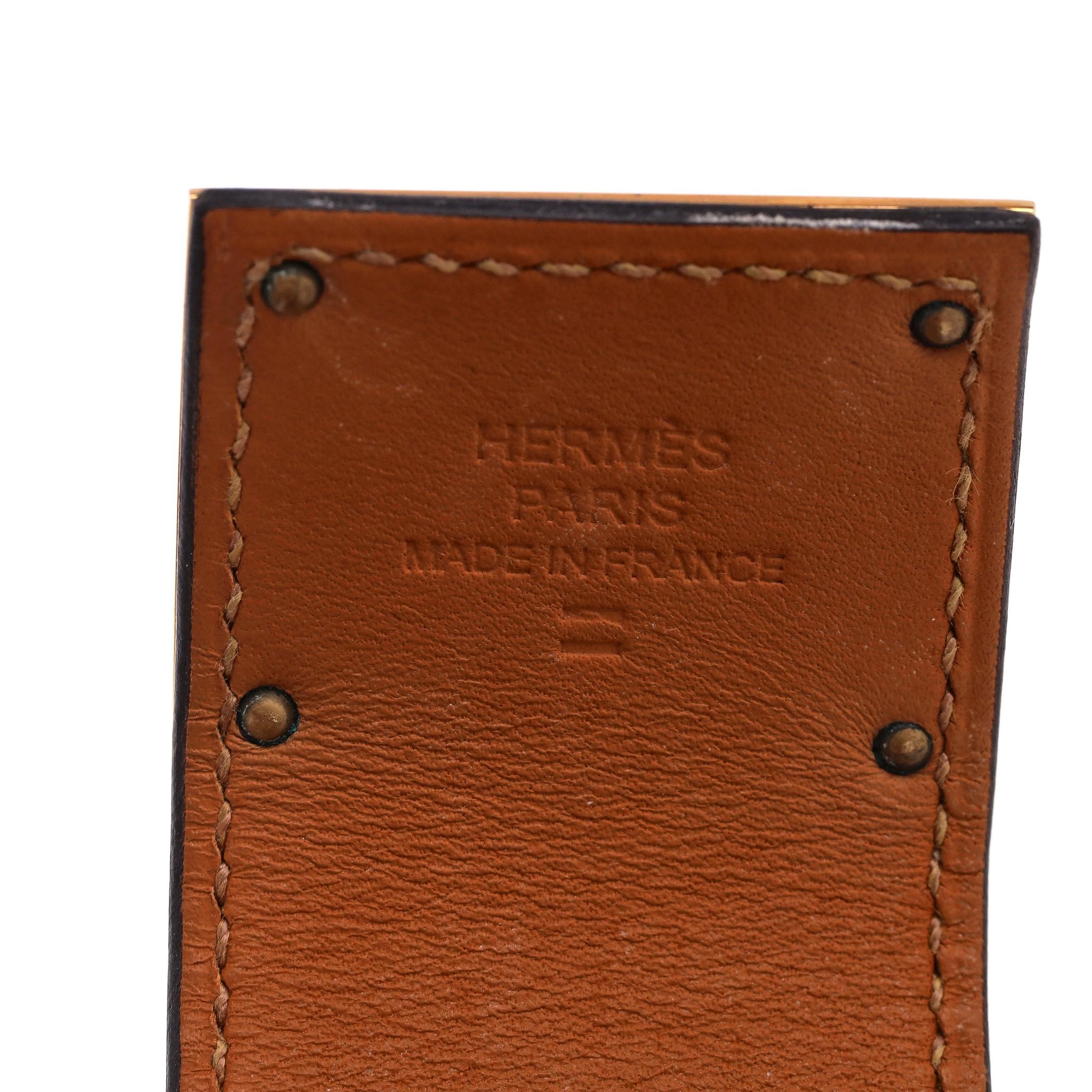 Hermes Pulsera Kelly Perro Piel de Lagarto en venta 5