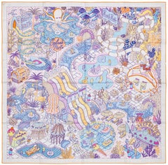 Hermès Locomotion – CS140 – Splash Park - Gris Chine Bleu Jaune - New Tag