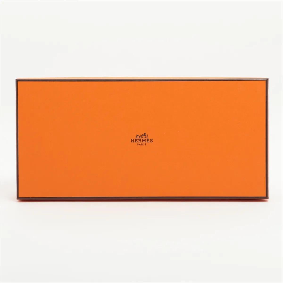 Hermès Logo Cashmere Scarf Beige en venta 1