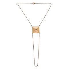Hermes Long Gold Chain Necklace