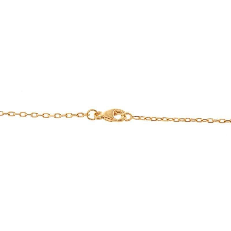 Hermès Collier long avec pendentif Swift avec quincaillerie plaquée or en vente 1