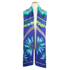 Sciarpa lunga di seta Hermes