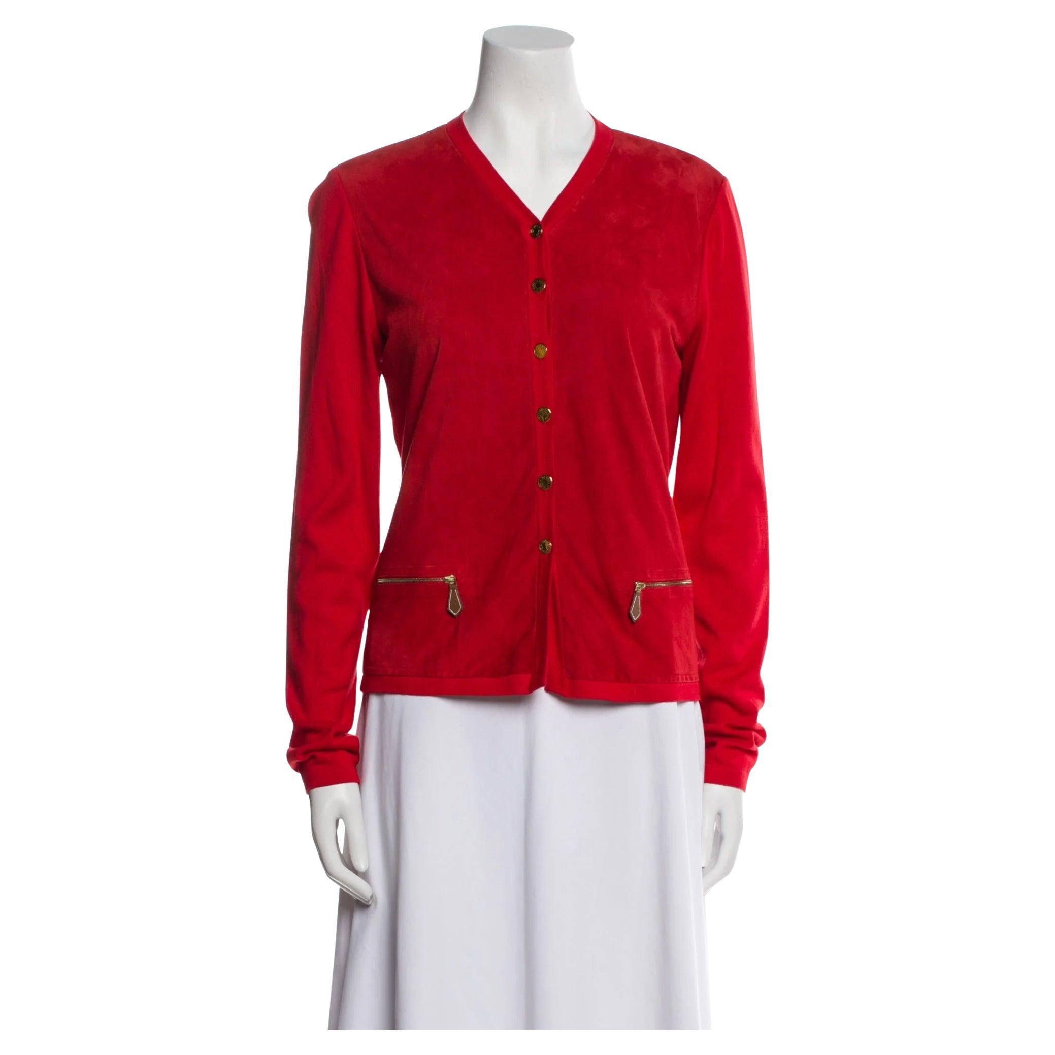 Hermès long sleeve button-up top For Sale