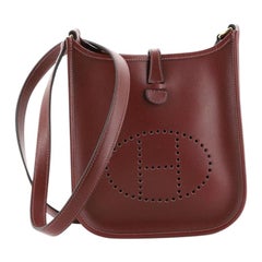 Hermes Long Strap Evelyne Bag Box Calf TPM