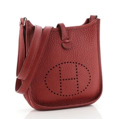 Hermes Long Strap Evelyne Bag Clemence TPM