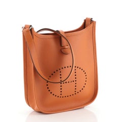 Hermes Long Strap Evelyne Bag Epsom TPM