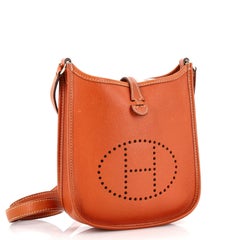 Hermes Long Strap Evelyne Bag Epsom TPM