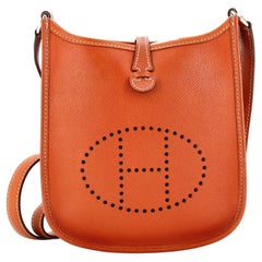 Hermes Long Strap Evelyne Bag Epsom TPM