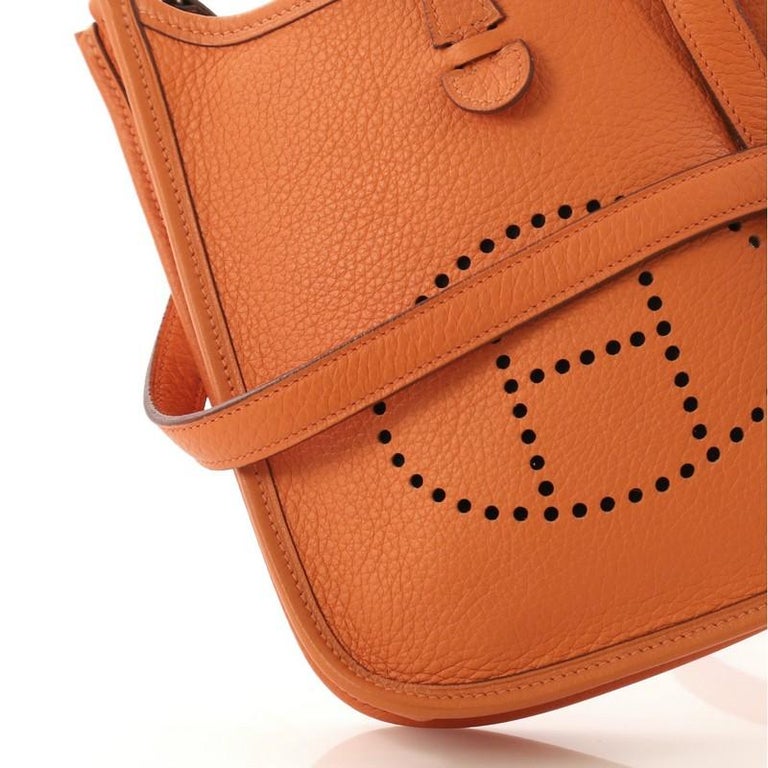 Hermes Long Strap Evelyne Crossbody Bag Clemence TPM at 1stDibs