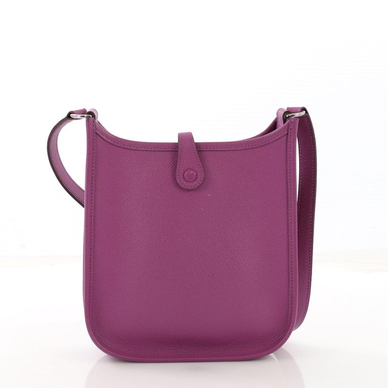 Hermes Long Strap Evelyne Crossbody Bag Epsom TPM at 1stdibs