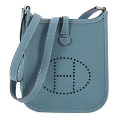 Hermes Long Strap Evelyne Crossbody Bag Epsom TPM