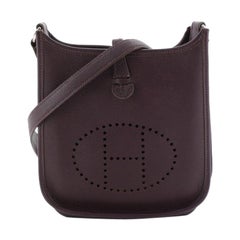 Hermes Long Strap Evelyne Crossbody Bag Epsom TPM