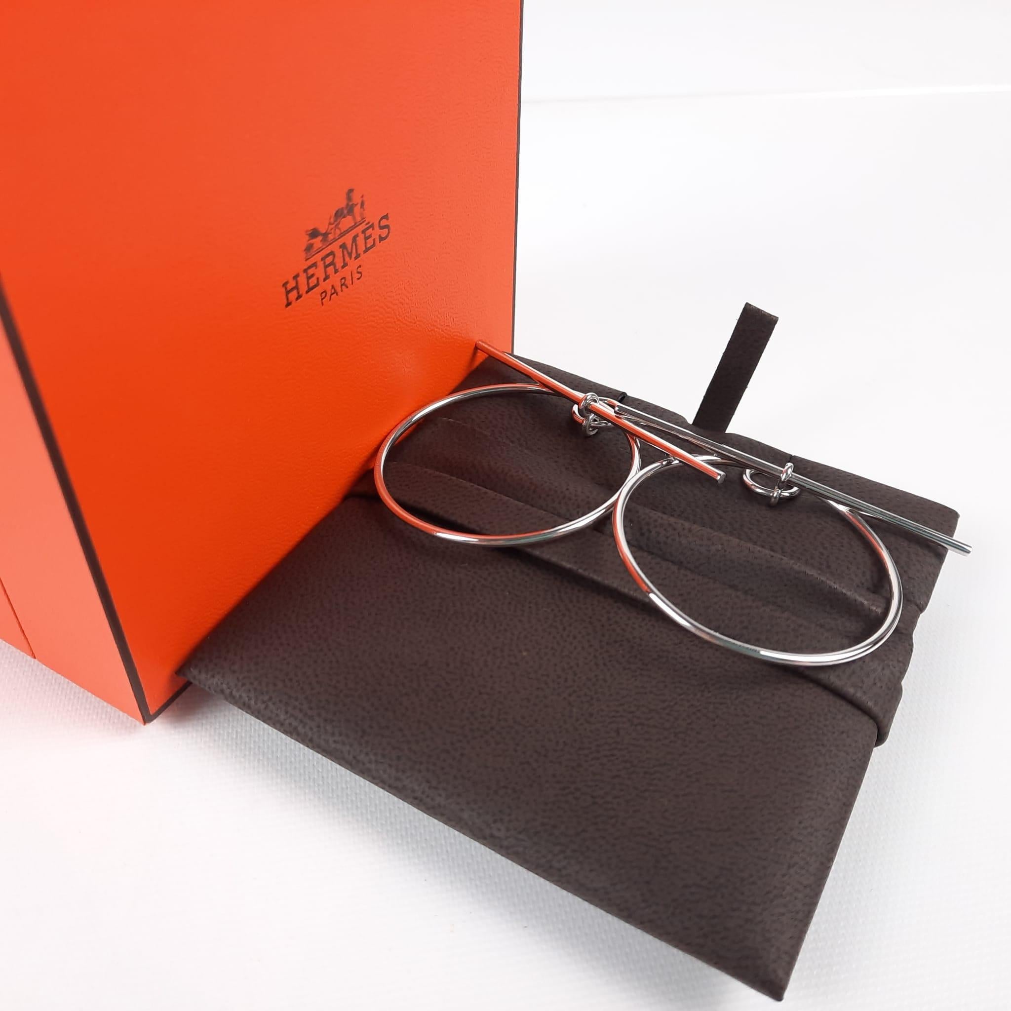 boucles d'oreilles loop hermes