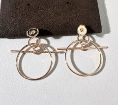 Hermès Loop Earrings, Small Model, 18k Rose Gold