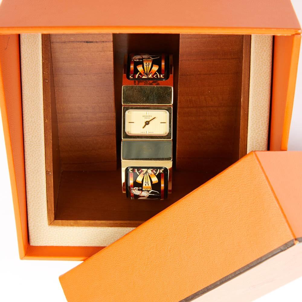 Hermès Loquet Quartz Wrist watch For Sale 3