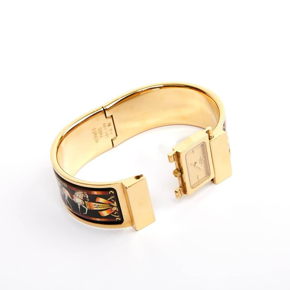 Hermès Loquet Quartz Wrist watch In Good Condition For Sale In Paris, FR