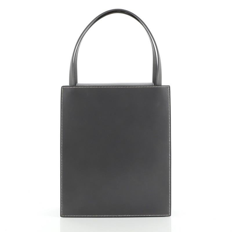 lucy leather tote bag