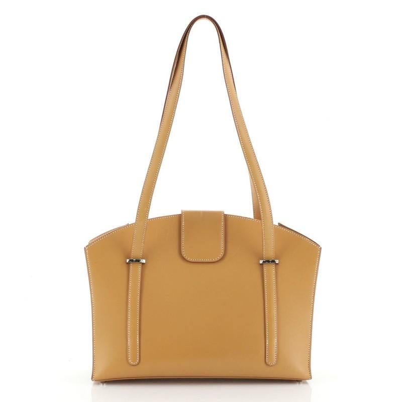 hermes vache natural leather