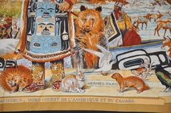 Hermes Magnificent "Limited Edition" "Tsitsika" Silk Jacquard Scarf