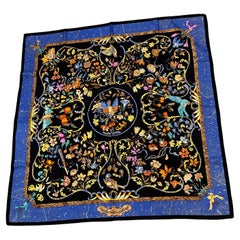 Hermes Magnificently Bold "Pierres d'Orient et d'Occident" Silk Jacquard Scarf 