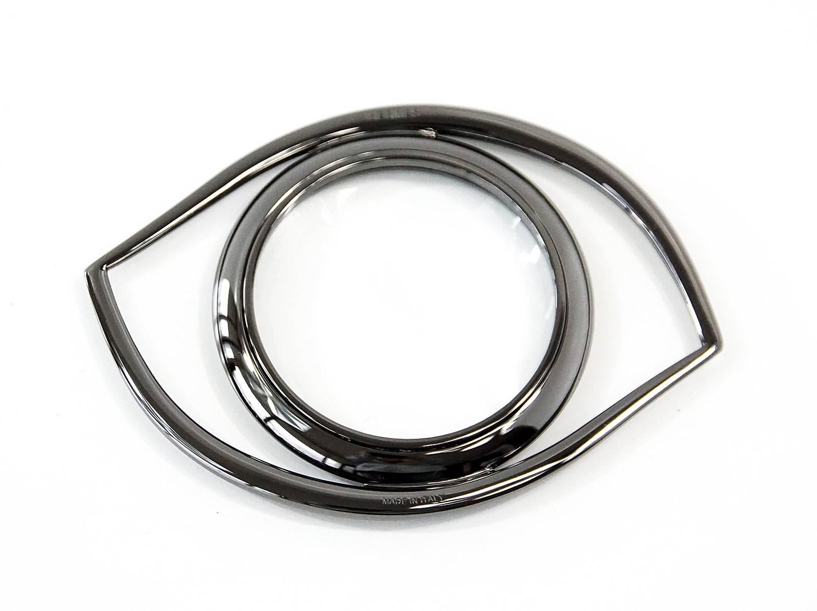 Hermes Lupe / Briefbeschwerer Auge der Kleopatra Ruthenium (Schwarz) im Angebot