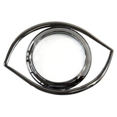 Hermes Magnifying Glass / Paperweight Eye of Cleopatra Ruthenium