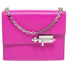 Hermès Magnolia Chevre Mysore Mini Verrou Chaine Bag