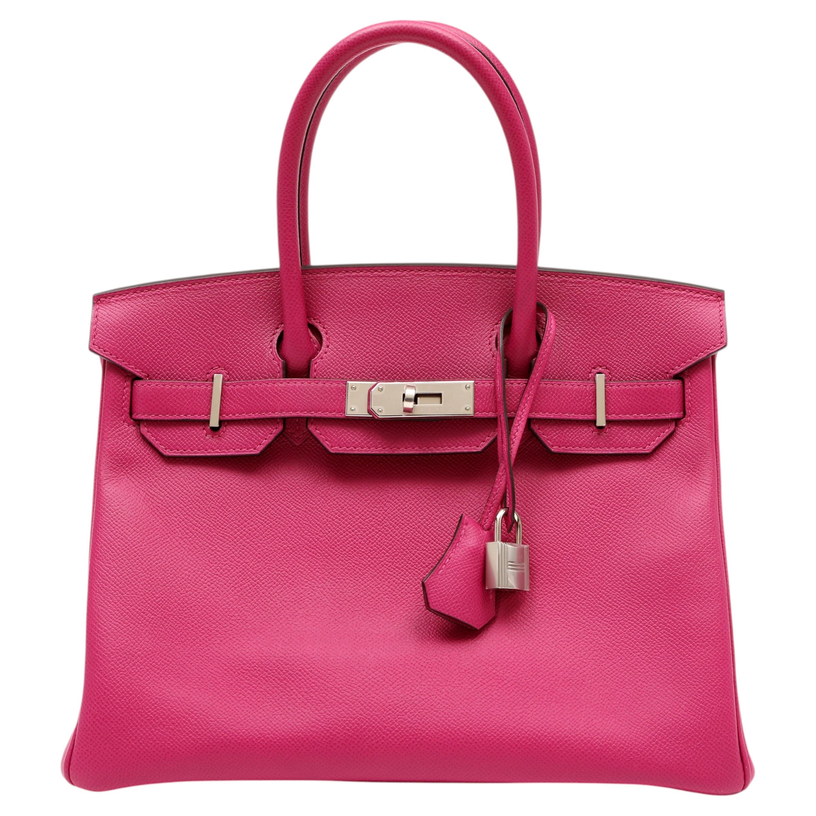 Hermès Birkin 30cm Magnolia Epsom Leather w/Palladium Hardware For Sale