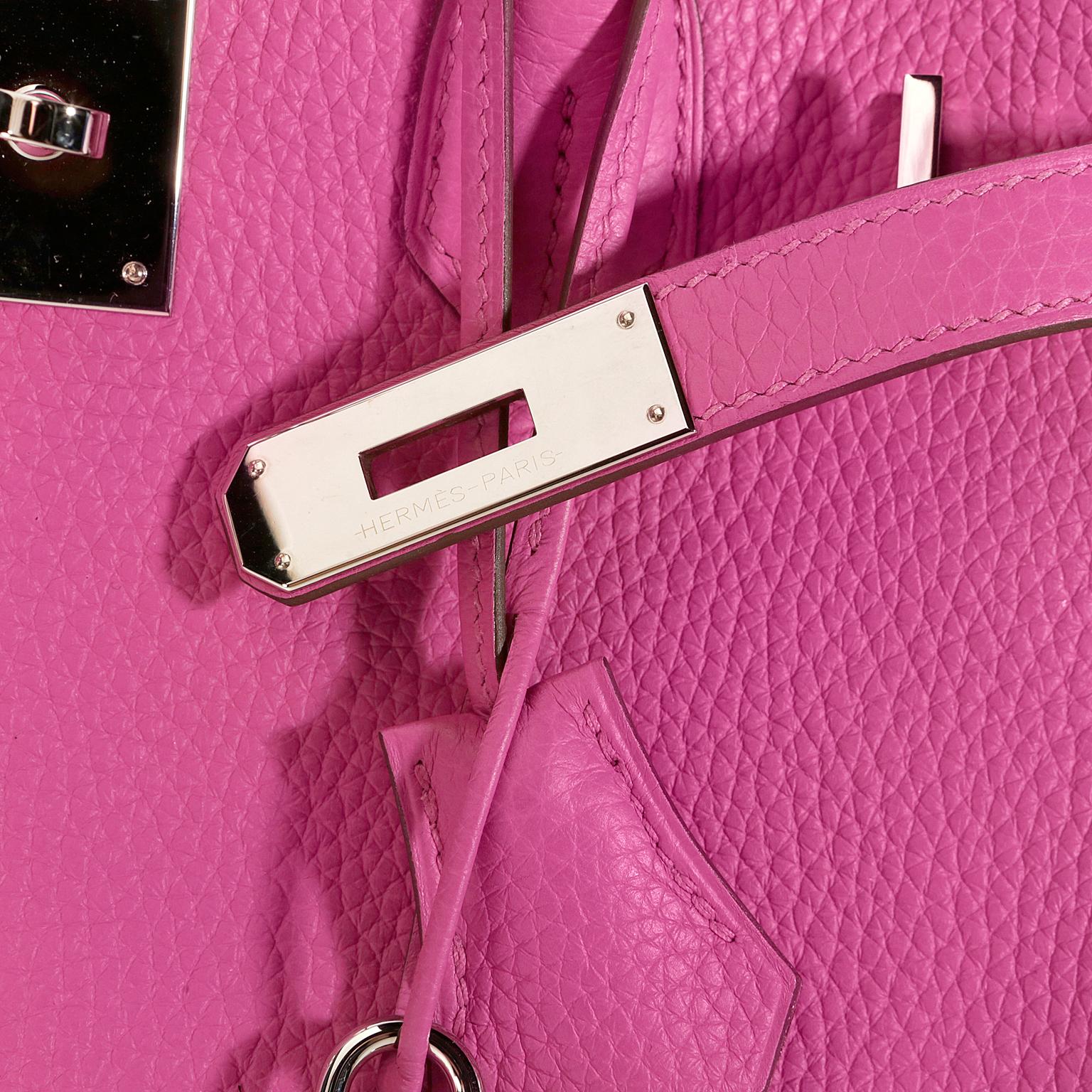 Women's Hermès Magnolia Togo 30 cm Birkin Bag