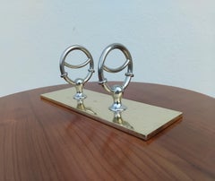 Hermès Mail Holder Book Holder Bookend Horse Bit Ravinet d'Enfert