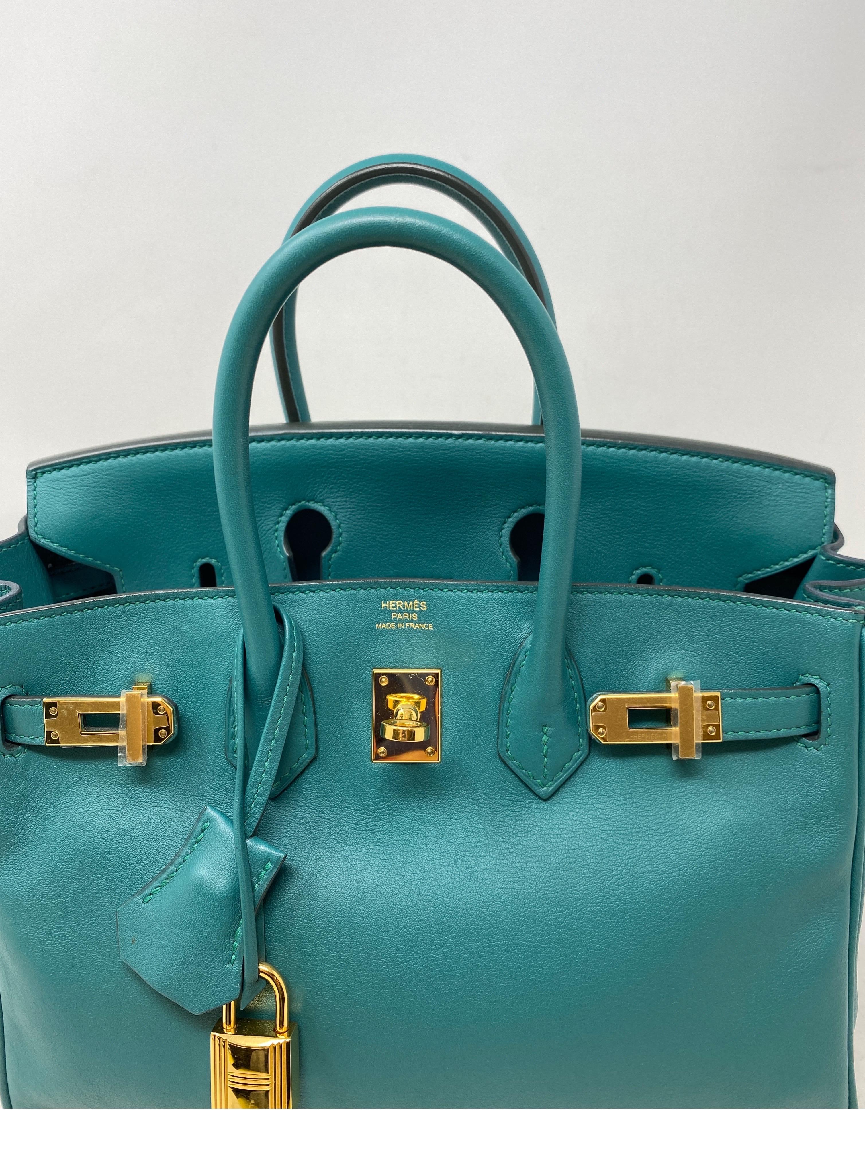 Hermes Malachite Birkin 25 Bag 3