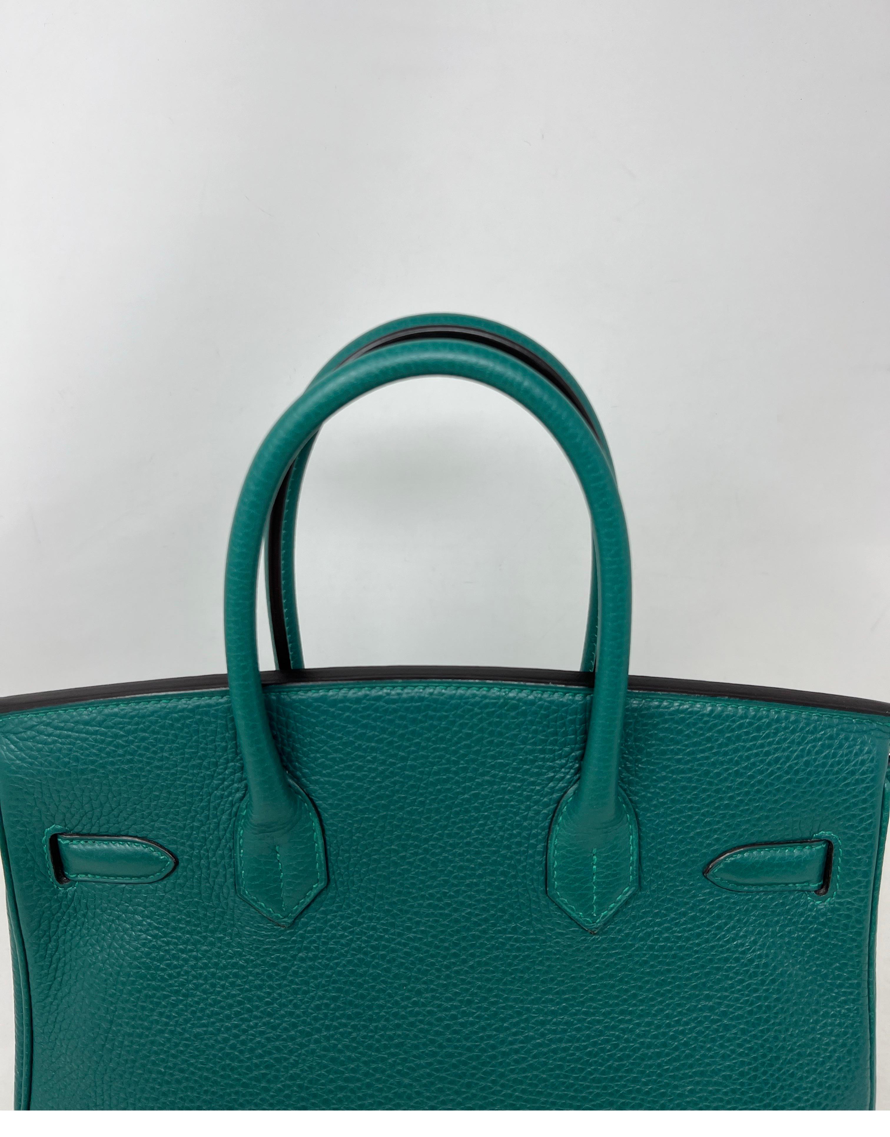 Hermès - Sac Birkin 30 en malachite 8