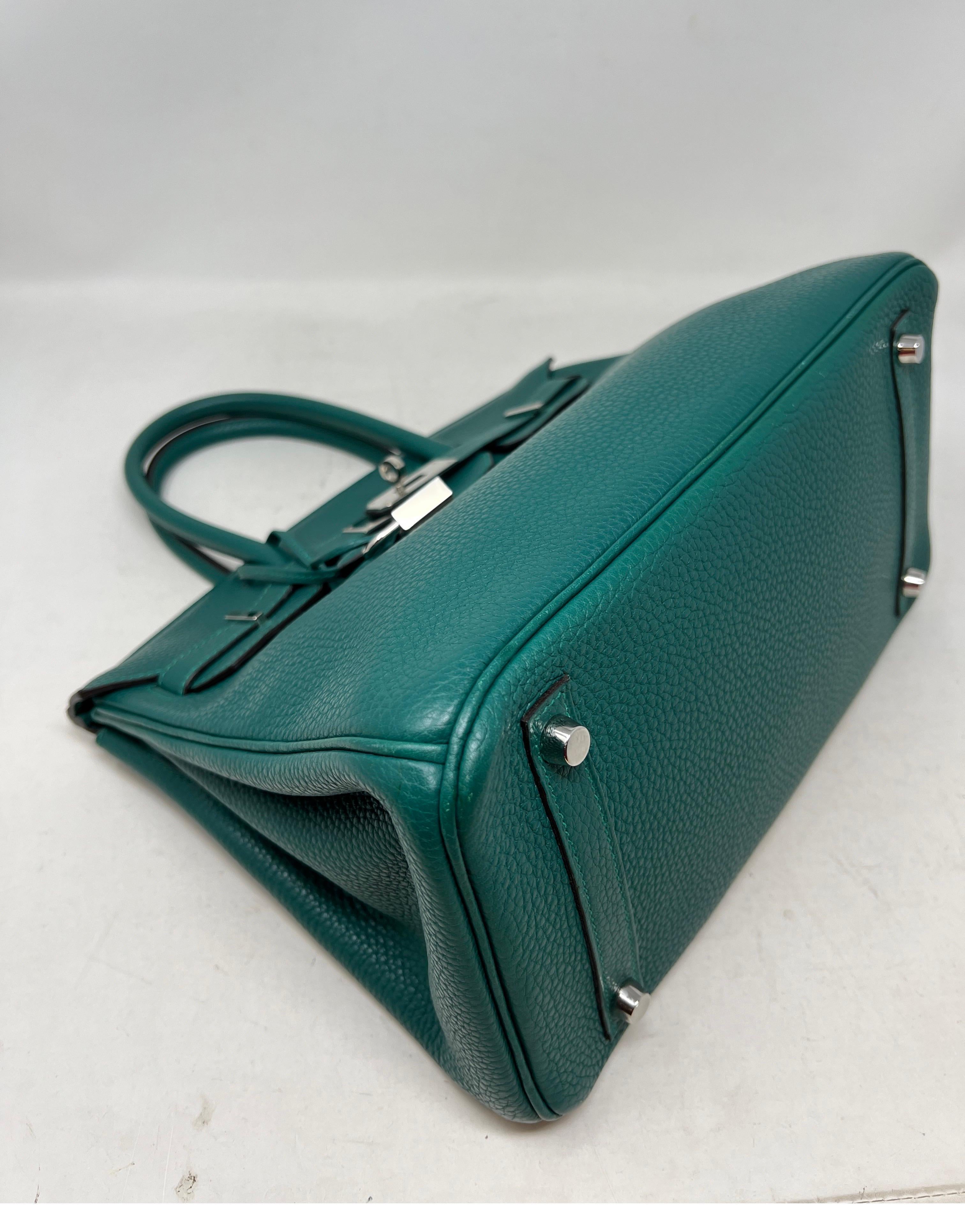 Hermès - Sac Birkin 30 en malachite 10