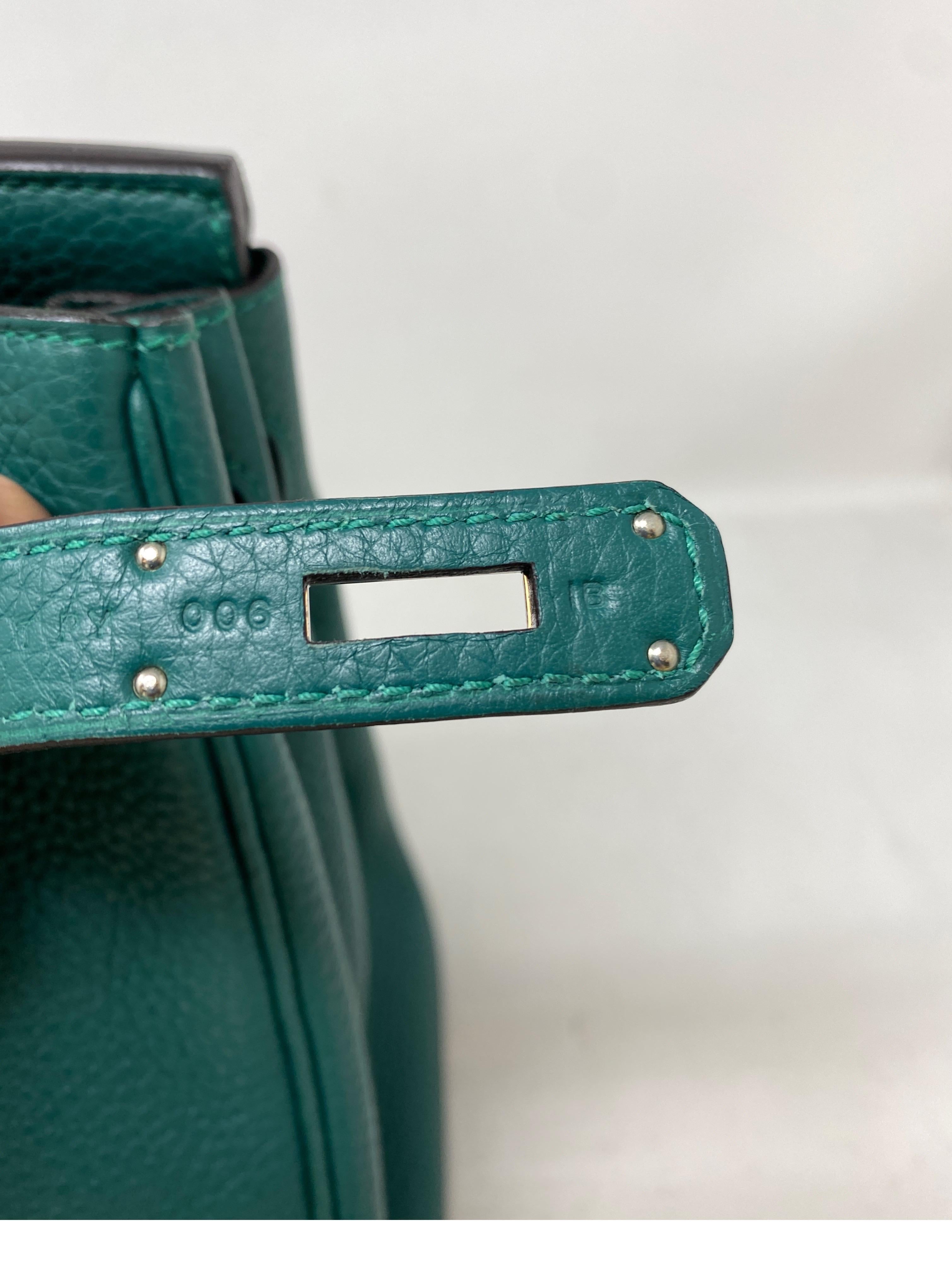 Hermes Malachite Birkin 30 Bag  2